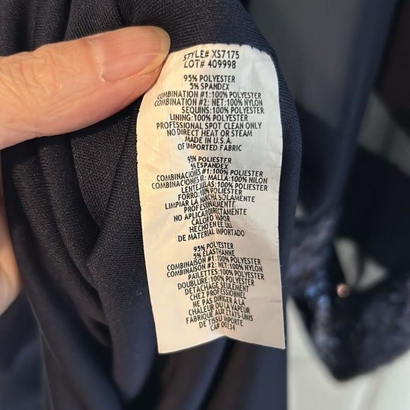 Blue formal dress - Picture 5 of 5